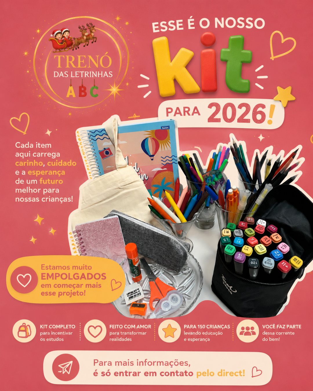 Imagem 2 de 3 da campanha Trenó das Letrinhas